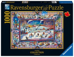 Ravensburger Puzzle 2D 1000 elementów: Kanadyjska zima 19759 Ravensburger