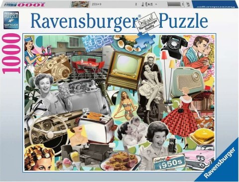 Ravensburger Puzzle 2D 1000 elementów: Lata 50te 17387 Ravensburger