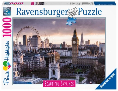 Ravensburger Puzzle 2D 1000 elementów: Londyn 14085 Ravensburger