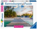 Ravensburger Puzzle 2D 1000 elementów: Malediwy 16912 Ravensburger