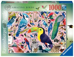 Ravensburger Puzzle 2D 1000 elementów: Matt Sewell's Wspaniałe ptaki 16769 Ravensburger