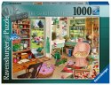 Ravensburger Puzzle 2D 1000 elementów: Szopa ogrodowa 16767 Ravensburger