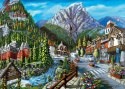 Ravensburger Puzzle 2D 1000 elementów: Witamy w Banff 16481 Ravensburger