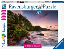 Ravensburger Puzzle 2D 1000 elementów: Wyspa Praslin Seszele 15156 Ravensburger