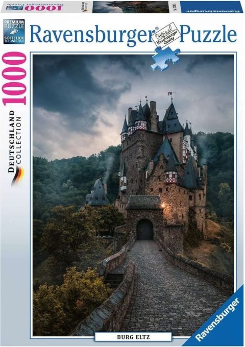 Ravensburger Puzzle 2D 1000 elementów: Zamek Eltz 17398 Ravensburger