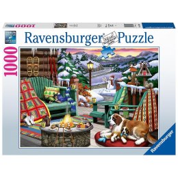 Ravensburger Puzzle 2D 1000 elementów: Zimowy odpoczynek 17474 Ravensburger