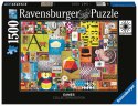 Ravensburger Puzzle 2D 1500 elementów: Domek z kart 16951 Ravensburger