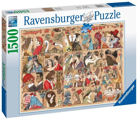 Ravensburger Puzzle 2D 1500 elementów: Historia miłości 16973 Ravensburger