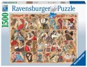 Ravensburger Puzzle 2D 1500 elementów: Historia miłości 16973 Ravensburger