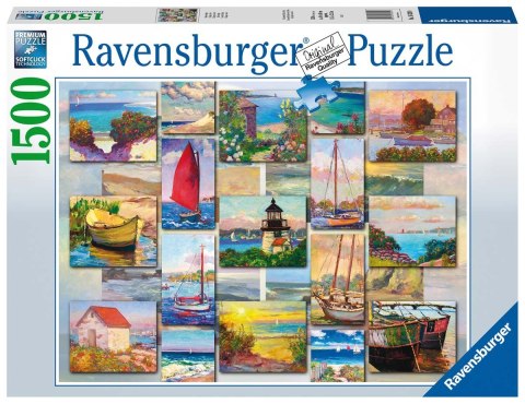 Ravensburger Puzzle 2D 1500 elementów: Kolaż wybrzeża 16820 Ravensburger