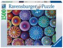 Ravensburger Puzzle 2D 1500 elementów: Kolorowe kamienie 16365 Ravensburger