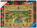 Ravensburger Puzzle 2D 1500 elementów: Mapa Hogwartu 16599 Ravensburger