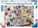 Ravensburger Puzzle 2D 2000 elementów: Kolekcja znaczków pocztowych 16706 Ravensburger