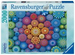 Ravensburger Puzzle 2D 2000 elementów: Tęczowe mandale 17134 Ravensburger