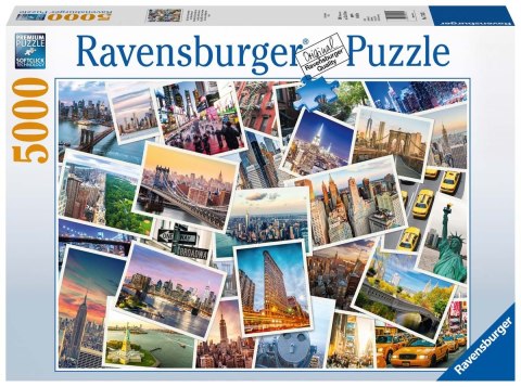 Ravensburger Puzzle 2D 5000 elementów: Nowy Jork nigdy nie zasypia 17433 Ravensburger