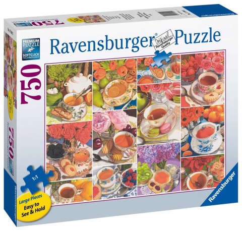 Ravensburger Puzzle 2D Duży Format: Czas na herbatę 750 elementów 17190 Ravensburger