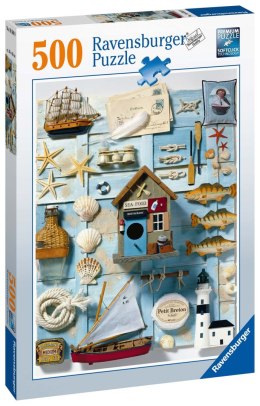 Ravensburger Puzzle 2D: Morskie klimaty 500 elementów 16588 Ravensburger