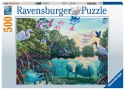 Ravensburger Puzzle 2D: Morskie zwierzęta i ptaki 500 elementów 16943 Ravensburger