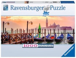 Ravensburger Puzzle 2D Panoramiczne 1000 elementów: Gondole w Wenecji 15082 Ravensburger