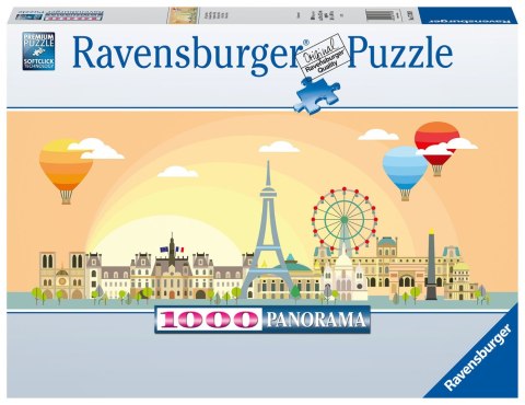 Ravensburger Puzzle 2D Panoramiczne 1000 elementów: Paryż 17393 Ravensburger