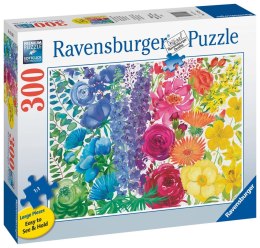 Ravensburger Puzzle 2D duży format: Kwietna tęcza 300 elementów 17129 Ravensburger