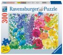 Ravensburger Puzzle 2D duży format: Kwietna tęcza 300 elementów 17129 Ravensburger