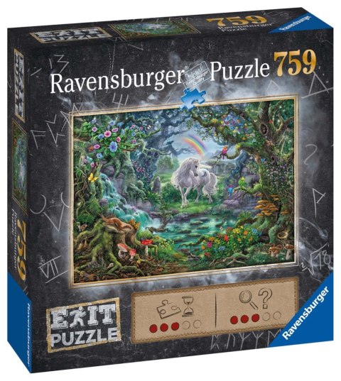 Ravensburger Puzzle EXIT: Jednorożec 759 elementów 15030 Ravensburger