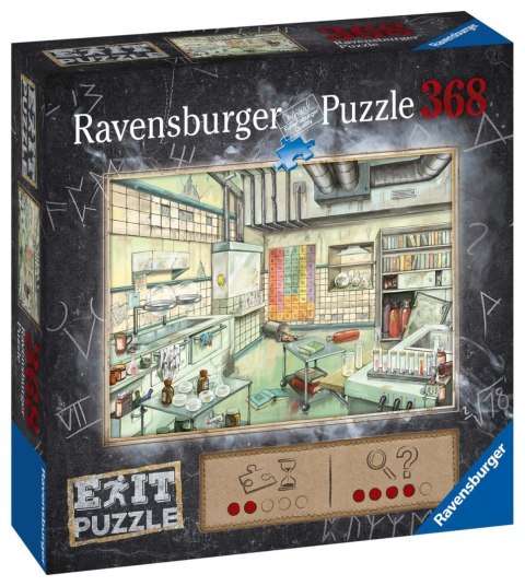 Ravensburger Puzzle EXIT: Laboratorium 368 elementów 16783 Ravensburger