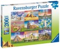 Ravensburger Puzzle dla dzieci 2D: Monumentalne budynki 200 elementów 13290 Ravensburger