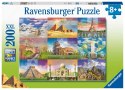 Ravensburger Puzzle dla dzieci 2D: Monumentalne budynki 200 elementów 13290 Ravensburger