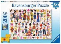 Ravensburger Puzzle dla dzieci 2D: Przyjaciele i kwiaty 200 elementów 13359 Ravensburger