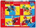 Ravensburger Puzzle dla dzieci 2D:Super Mario zestaw 4x100 elementów 5195 Ravensburger