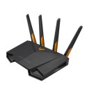 ASUS TUF Gaming AX3000 V2 router bezprzewodowy Gigabit Ethernet Dual-band (2.4 GHz/5 GHz) Czarny, Pomarańczowy ASUS