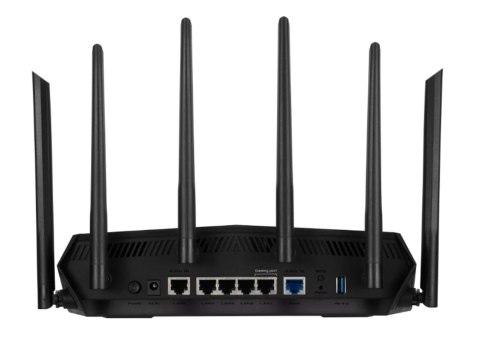 ASUS TUF Gaming AX6000 (TUF-AX6000) router bezprzewodowy Gigabit Ethernet Dual-band (2.4 GHz/5 GHz) Czarny ASUS