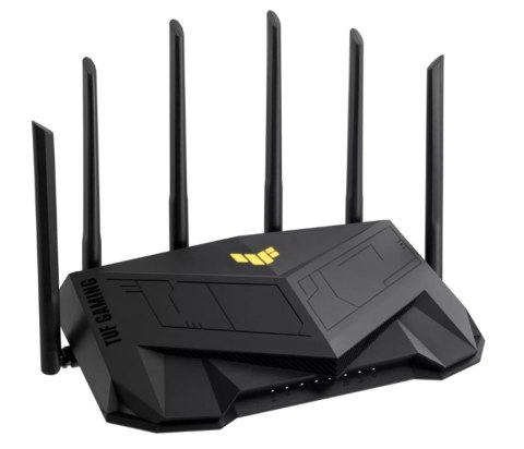 ASUS TUF Gaming AX6000 (TUF-AX6000) router bezprzewodowy Gigabit Ethernet Dual-band (2.4 GHz/5 GHz) Czarny ASUS