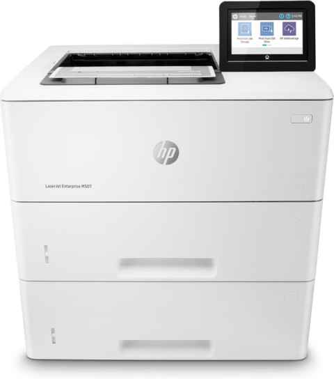 HP LaserJet Enterprise M507x, Drukowanie, Drukowanie za pośrednictwem portu USB z przodu urządzenia; Funkcja Roam; Drukowanie dw HP