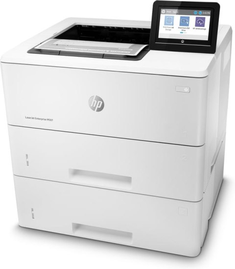 HP LaserJet Enterprise M507x, Drukowanie, Drukowanie za pośrednictwem portu USB z przodu urządzenia; Funkcja Roam; Drukowanie dw HP