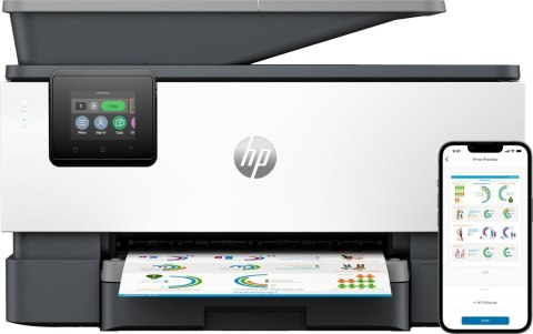 HP OfficeJet Pro Urządzenie wielofunkcyjne 9120b, W kolorze, Drukarka do Dom i biuro domowe, Drukowanie, kopiowanie, skanowanie, HP