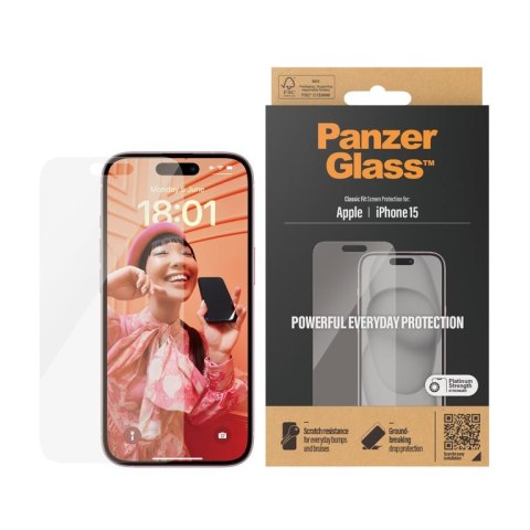 PanzerGlass Classic Fit Przezroczysta ochrona ekranu Apple 1 szt. PanzerGlass