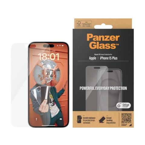 PanzerGlass Classic Fit Przezroczysta ochrona ekranu Apple 1 szt. PanzerGlass