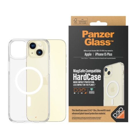 PanzerGlass HardCase with D30 MagSafe pokrowiec na telefon komórkowy Przezroczysty PanzerGlass