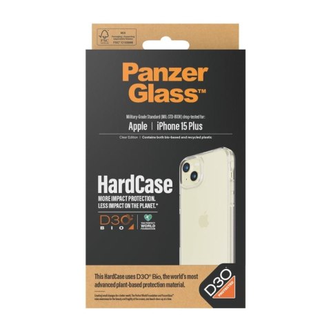 PanzerGlass HardCase with D3O iPhone 2023 6.7 pokrowiec na telefon komórkowy Przezroczysty PanzerGlass