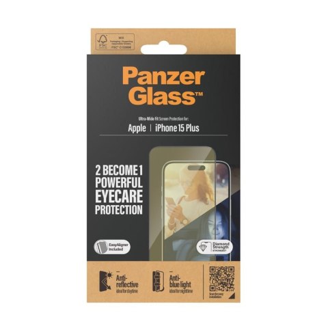 PanzerGlass UWF Anti Reflective & Bluelight Przezroczysta ochrona ekranu Apple 1 szt. PanzerGlass