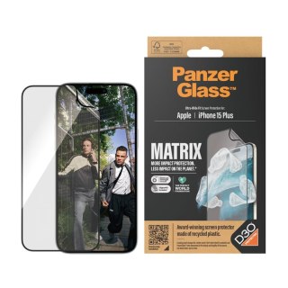 PanzerGlass UWF Matrix with D30 (Rec. PET) Przezroczysta ochrona ekranu Apple 1 szt. PanzerGlass