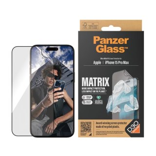 PanzerGlass UWF Matrix with D30 (Rec. PET) Przezroczysta ochrona ekranu Apple 1 szt. PanzerGlass