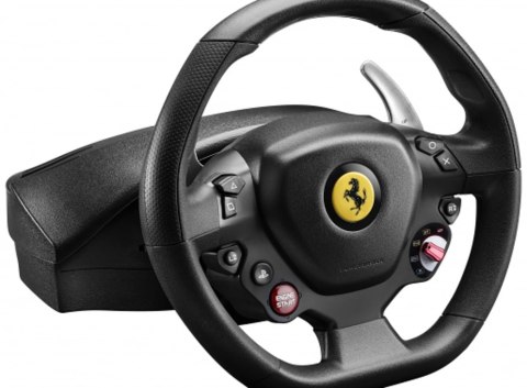 Thrustmaster T80 Ferrari 488 GTB Edition Czarny Kierownica + pedały Cyfrowy PlayStation 4 Thrustmaster