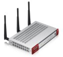 Zyxel USG20W-VPN-EU0101F router bezprzewodowy Gigabit Ethernet Dual-band (2.4 GHz/5 GHz) Szary, Czerwony Zyxel