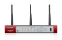 Zyxel USG20W-VPN-EU0101F router bezprzewodowy Gigabit Ethernet Dual-band (2.4 GHz/5 GHz) Szary, Czerwony Zyxel