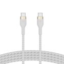 Belkin BOOST↑CHARGE PRO Flex kabel USB 1 m USB 2.0 USB C Biały Belkin