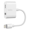 Belkin RockStar kabel do telefonu Biały Lightning Lightning + 3.5mm Belkin